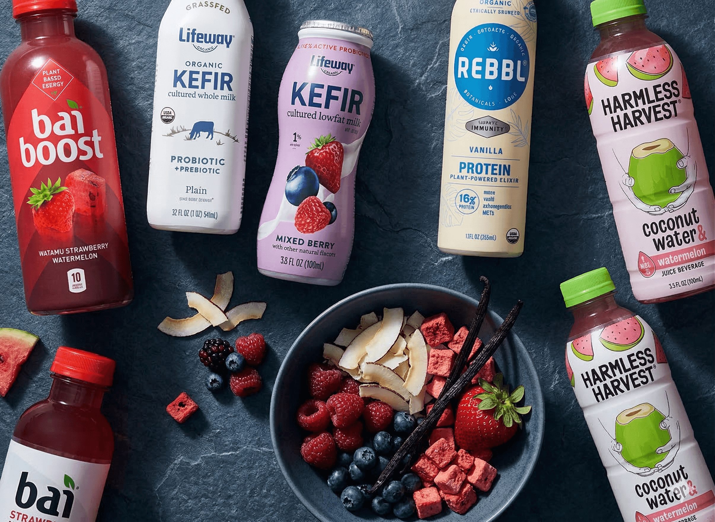 Cold-pressed juices and smoothies